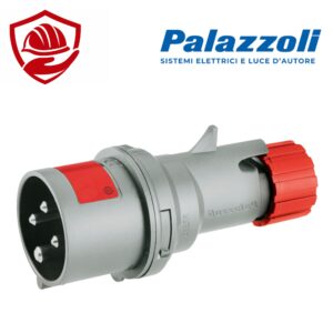 700124 PALAZZOLI – PHÍCH CẮM ĐIỆN CÔNG NGHIỆP 16A 110V IP44