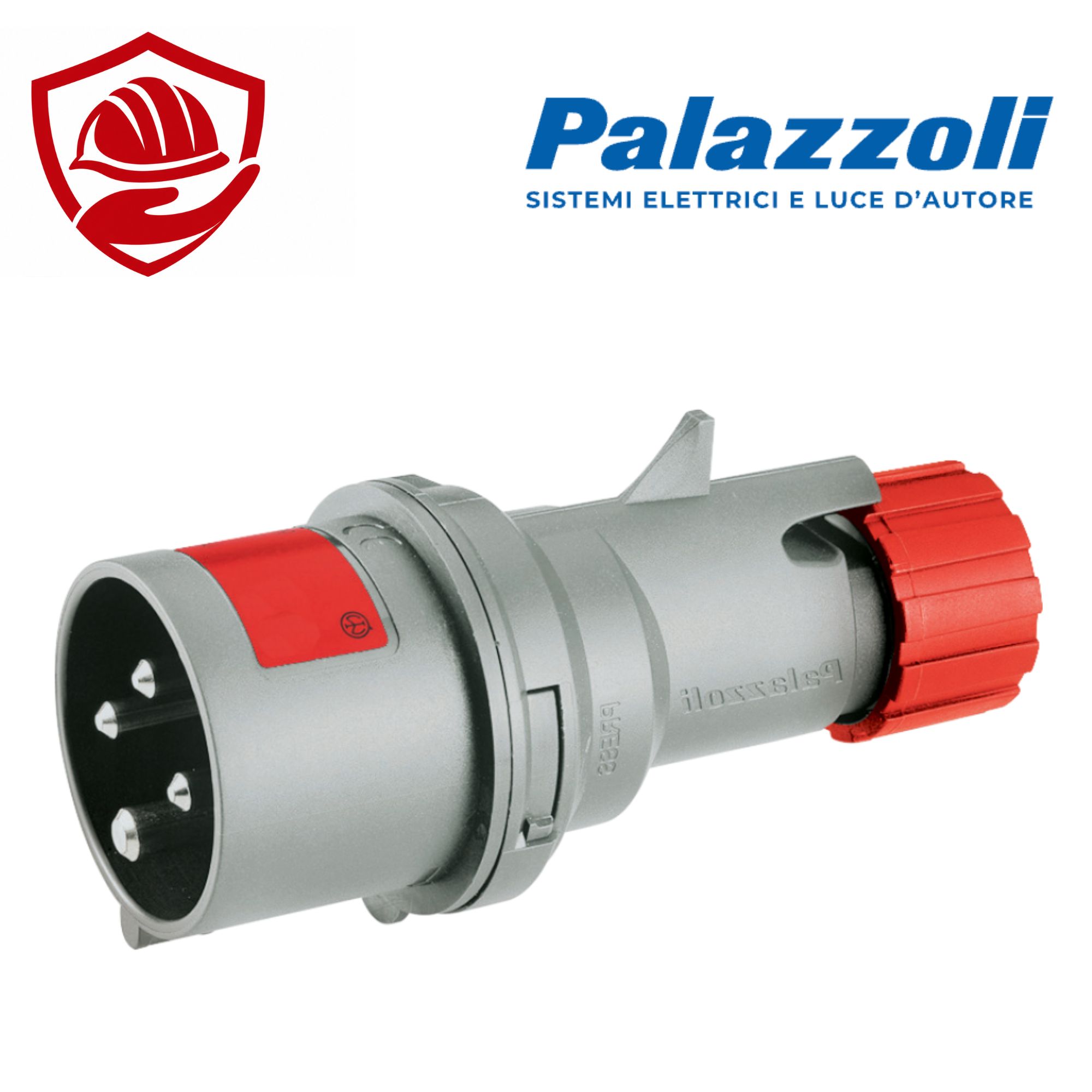700136 Palazzoli – Phích Cắm Điện Công Nghiệp 16A 400V IP44