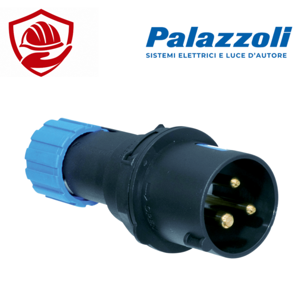 705126 Palazzoli – Phích cắm công nghiệp 16A, 230V, IP44