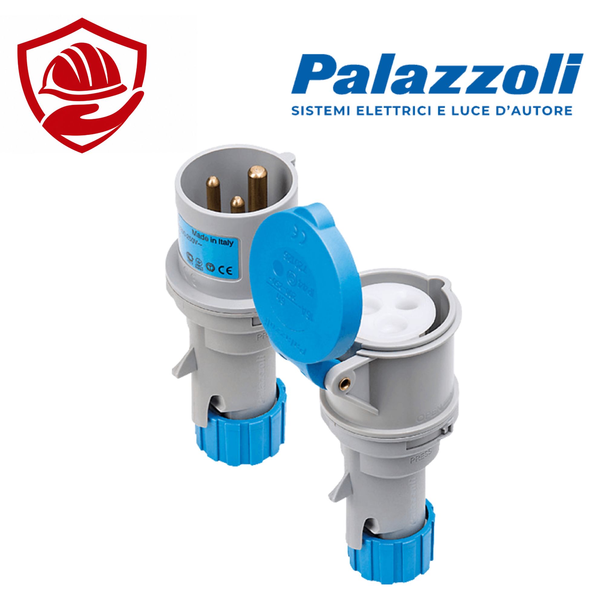720149 Palazzoli – Ổ cắm công nghiệp 16A 230V IP44